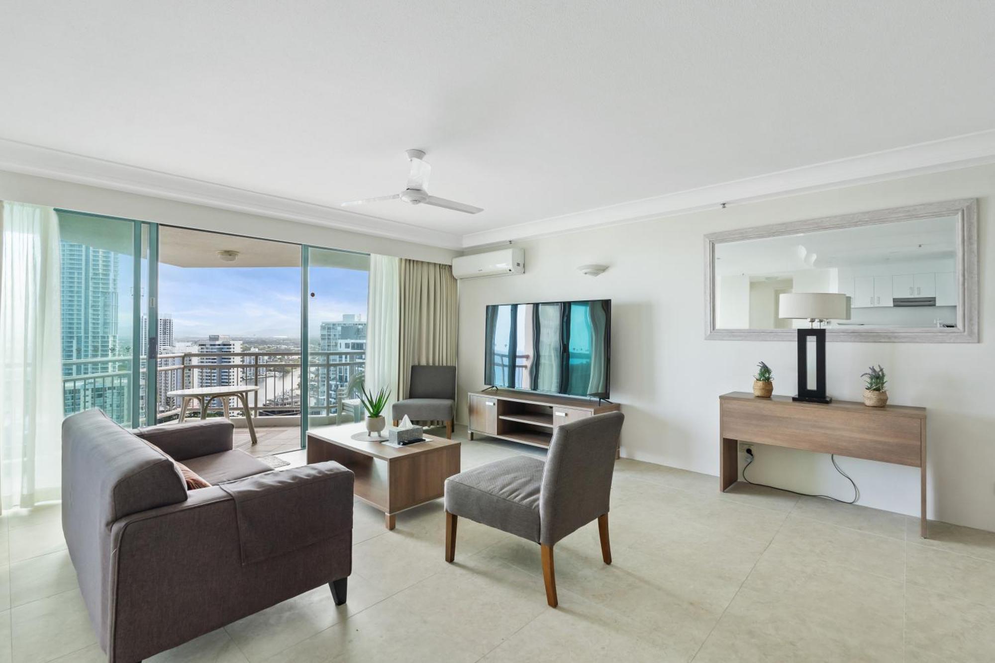 Apartment Crown Towers 2 Bedroom Ocean View Surfers Paradise *
